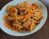 蓮根とごぼうのきんぴら作り方6写真