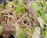 豚肉とキャベツのオイスターソース炒め作り方4写真