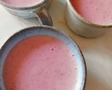 冷凍イチゴとヨーグルトの甘酒スムージー🍓作り方2写真