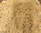 【おせちリメイク】数の子と水菜の和パスタ作り方4写真