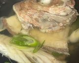 至福の一杯！鯛のアラの潮汁😋作り方8写真