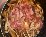 舞茸酵素で柔らかスタミナ肉汁つけうどん作り方5写真