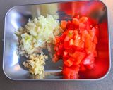 砂肝唐揚げピリ辛トマトソースチーズ焼き作り方1写真