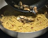 秋刀魚としらすの和風ペペロンチーノ作り方25写真