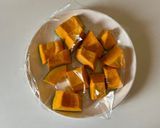 レンジで簡単！カフェ風かぼちゃのタルト作り方2写真