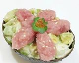 アボカドと玉ねぎのサラダ☆ごまマヨで♪作り方6写真