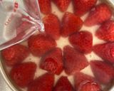 2層のいちごチーズケーキ作り方7写真