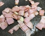 春キャベツとベーコンのにんにく塩炒め作り方3写真