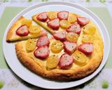 簡単Xmasメニュー!苺葡萄デザートピザ作り方7写真