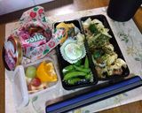 焼きそばソースで！簡単にも！野菜炒め弁当作り方44写真