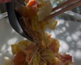 朝5分！塩鮭と白菜のとろとろレンジ蒸し作り方3写真