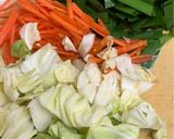 お麩でヘルシー 高タンパク 野菜炒め作り方3写真
