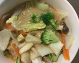 お一人様簡単洋風梅タルタル味豆腐野菜炒め作り方18写真