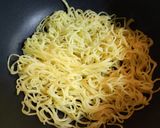 春キャベツの焼きそば　鮒寿司の飯で味付け作り方4写真
