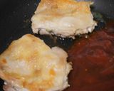 チキンステーキピリ辛ケチャップソース作り方4写真