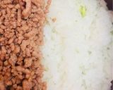 キャベツでかさましダイエット二色丼 弁当作り方5写真