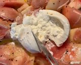 桃とブラータチーズのサラダ作り方3写真