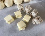 お鍋 de シウマイ&チーズちぎりパン作り方6写真