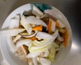 簡単根菜茄子白菜オイレモン味ハム入野菜炒作り方15写真