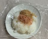 あみ海老（小海老）と鰹節の麺つゆおにぎり作り方3写真