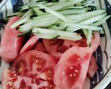 とろろなめこの冷やしうどん作り方2写真