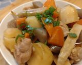 ＊じゃがいも入り筑前煮＊作り方4写真