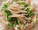 えのきと豆苗と豚バラのレンチン蒸ししゃぶ作り方5写真