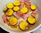 さつまいもとベーコンのバター醤油作り方4写真