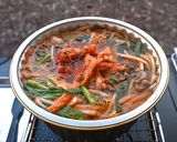 辛ラーメン簡単1人鍋ソロキャンプVer.作り方6写真