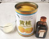 コアントロー香る桃缶ゼリー作り方1写真