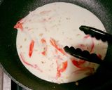 安価でカニクリームパスタ🦀作り方5写真