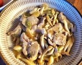豚肉しめじのシークワねぎ塩ダレ炒め作り方4写真