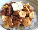 【 鶏もも肉のガリバタ醤油飯 〗作り方7写真