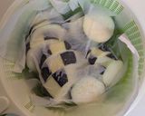レンジde蒸しなす♪可愛い★なす市松作り方3写真