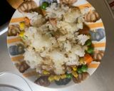 レンジ簡単梅パスタ味オムライス弁当作り方7写真