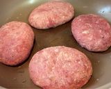 卵・パン粉なし チーズインハンバーグ作り方4写真