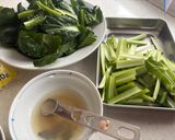 シンプル！青菜の塩炒め❣️作り方1写真