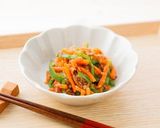 にんじんとピーマンの梅しょうゆ和え作り方5写真
