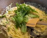 フキノトウのチーズパスタ作り方4写真
