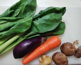 残りご飯と野菜たっぷり雑炊作り方1写真