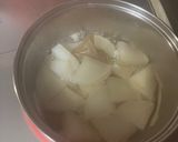 大根の枝豆挽肉餡かけ作り方2写真