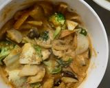 肉無チクワ簡単キムチごまドレ味野菜炒め作り方18写真