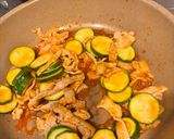 簡単☆ズッキーニと豚肉のケチャップ炒め作り方5写真