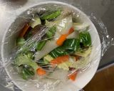 肉無チクワ洋風梅照りクリーム味野菜炒作り方12写真