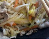 創味のつゆでパパッと焼きうどん作り方4写真