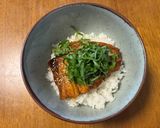 香ばし甘辛！秋刀魚の蒲焼き丼作り方9写真