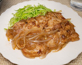 豚ロースと新玉ねぎの塩生姜焼き作り方8写真