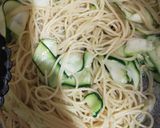 ズッキーニと生ハムの塩レモンパスタ作り方5写真