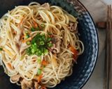 余った麺で！冷や麦 そうめんチャンプルー作り方7写真