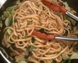 洋風焼きうどん。作り方4写真